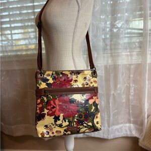 Sakroots Artist Circle Floral Crossbody Bag